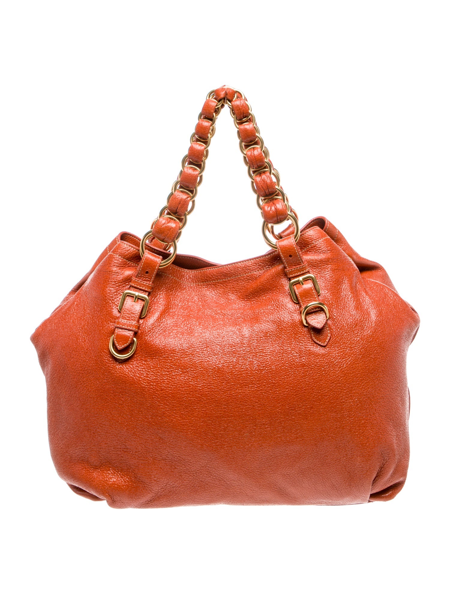 Prada Cervo Lux Leather Hobo